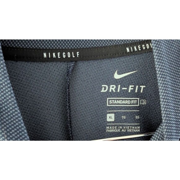 Nike Dri Fit Vapor 1/4 Zip Golf Pullover Shirt Long Sleeve Blue Mens XLarge XL - Picture 2 of 5
